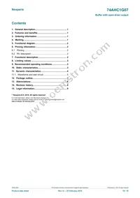 74AHC1G07GV Datasheet Page 10
