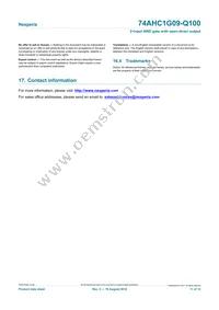 74AHC1G09GV-Q100H Datasheet Page 11