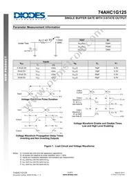 74AHC1G125W5-7 Datasheet Page 6