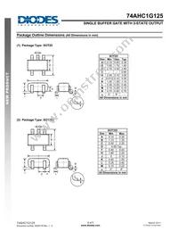 74AHC1G125W5-7 Datasheet Page 8