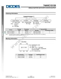 74AHC1G126W5-7 Datasheet Page 7