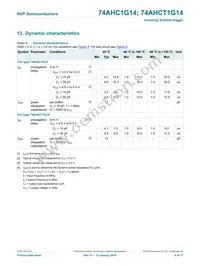 74AHC1G14GW Datasheet Page 7