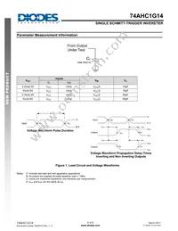 74AHC1G14W5-7 Datasheet Page 6