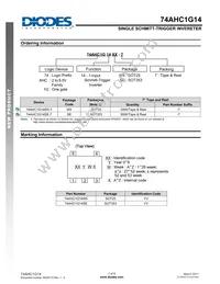 74AHC1G14W5-7 Datasheet Page 7