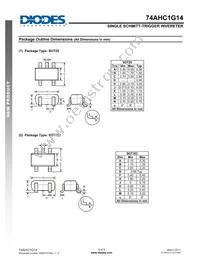 74AHC1G14W5-7 Datasheet Page 8