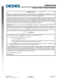 74AHC1G14W5-7 Datasheet Page 9
