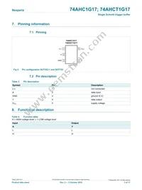 74AHC1G17GVH Datasheet Page 3