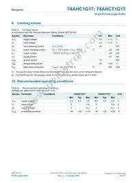 74AHC1G17GVH Datasheet Page 4