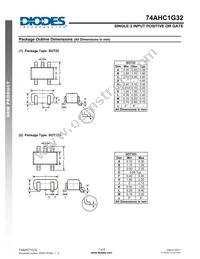 74AHC1G32W5-7 Datasheet Page 7