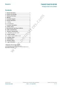 74AHC1G4210GW-Q10H Datasheet Page 11