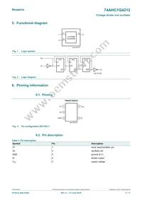 74AHC1G4212GWH Datasheet Page 2