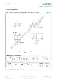 74AHC1G4212GWH Datasheet Page 8