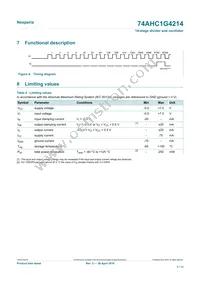 74AHC1G4214GWH Datasheet Page 3