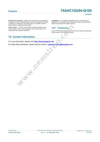 74AHC1GU04GV-Q100H Datasheet Page 12