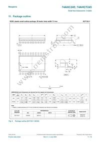 74AHC245D Datasheet Page 11
