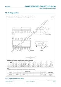 74AHC257D-Q100J Datasheet Page 12