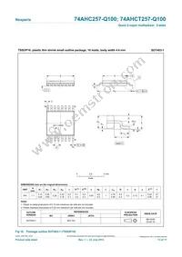 74AHC257D-Q100J Datasheet Page 13