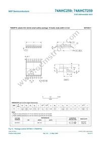 74AHC259D Datasheet Page 14