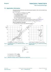 74AHC3G14GD Datasheet Page 9