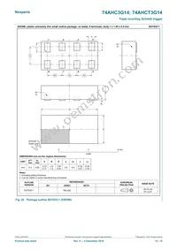 74AHC3G14GD Datasheet Page 12