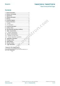 74AHC3G14GD Datasheet Page 15