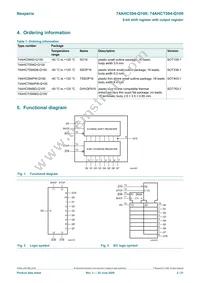 74AHC594DB-Q100J Datasheet Page 2