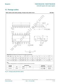 74AHC594DB-Q100J Datasheet Page 15