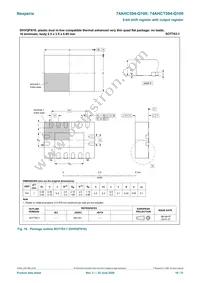 74AHC594DB-Q100J Datasheet Page 18