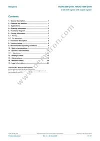 74AHC594DB-Q100J Datasheet Page 21