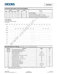 74AHC594T16-13 Datasheet Page 3