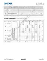 74AHC594T16-13 Datasheet Page 4