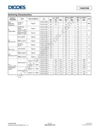 74AHC594T16-13 Datasheet Page 5