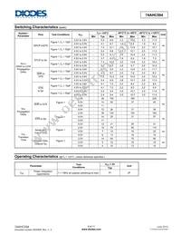 74AHC594T16-13 Datasheet Page 6