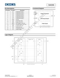 74AHC595T16-13 Datasheet Page 2