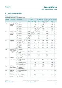 74AHC9541APWJ Datasheet Page 5