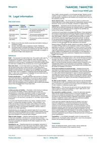 74AHCT00D Datasheet Page 11