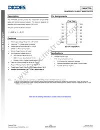 74AHCT00S14-13 Datasheet Cover