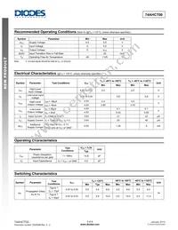 74AHCT00S14-13 Datasheet Page 3