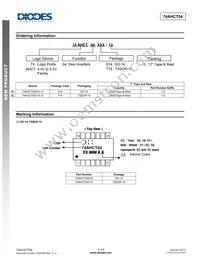 74AHCT04T14-13 Datasheet Page 5