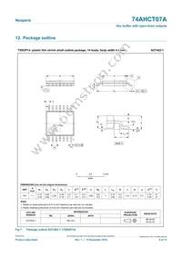 74AHCT07APWJ Datasheet Page 8