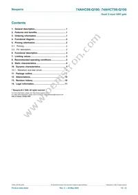 74AHCT08BQ-Q100X Datasheet Page 12