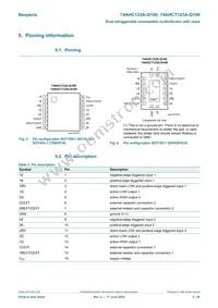 74AHCT123ABQ-Q100X Datasheet Page 5