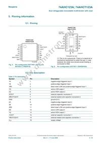 74AHCT123AD Datasheet Page 4