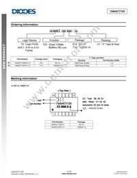 74AHCT125T14-13 Datasheet Page 5