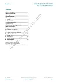 74AHCT132BQ-Q100X Datasheet Page 16