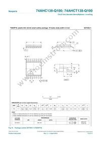 74AHCT138BQ-Q100X Datasheet Page 12