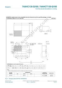 74AHCT138BQ-Q100X Datasheet Page 13