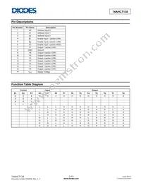 74AHCT138S16-13 Datasheet Page 2