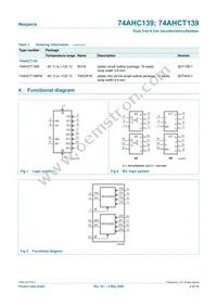 74AHCT139D Datasheet Page 2