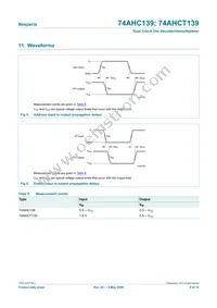 74AHCT139D Datasheet Page 8